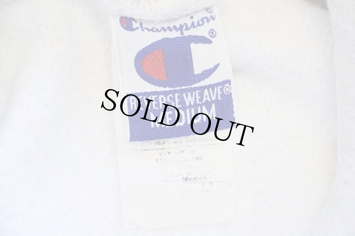 画像4: 00s メキシコ製 Championチャンピオン 無地 目無し リバースウィーブ スウェットパーカー 杢グレー M (4)