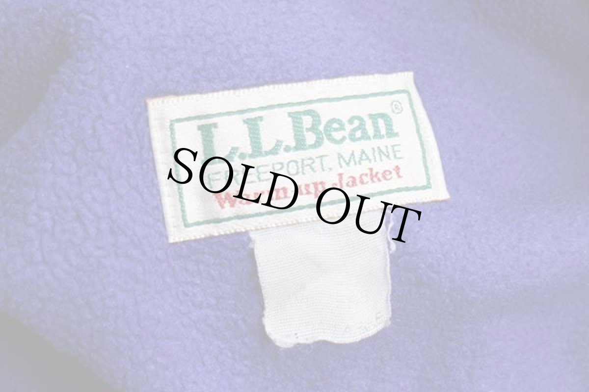 画像4: 90s L.L.Bean ウォームアップ フリースライナー ナイロンジャケット 緑 (4)