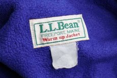 画像4: 90s L.L.Bean ウォームアップ フリースライナー ナイロンジャケット 緑 (4)