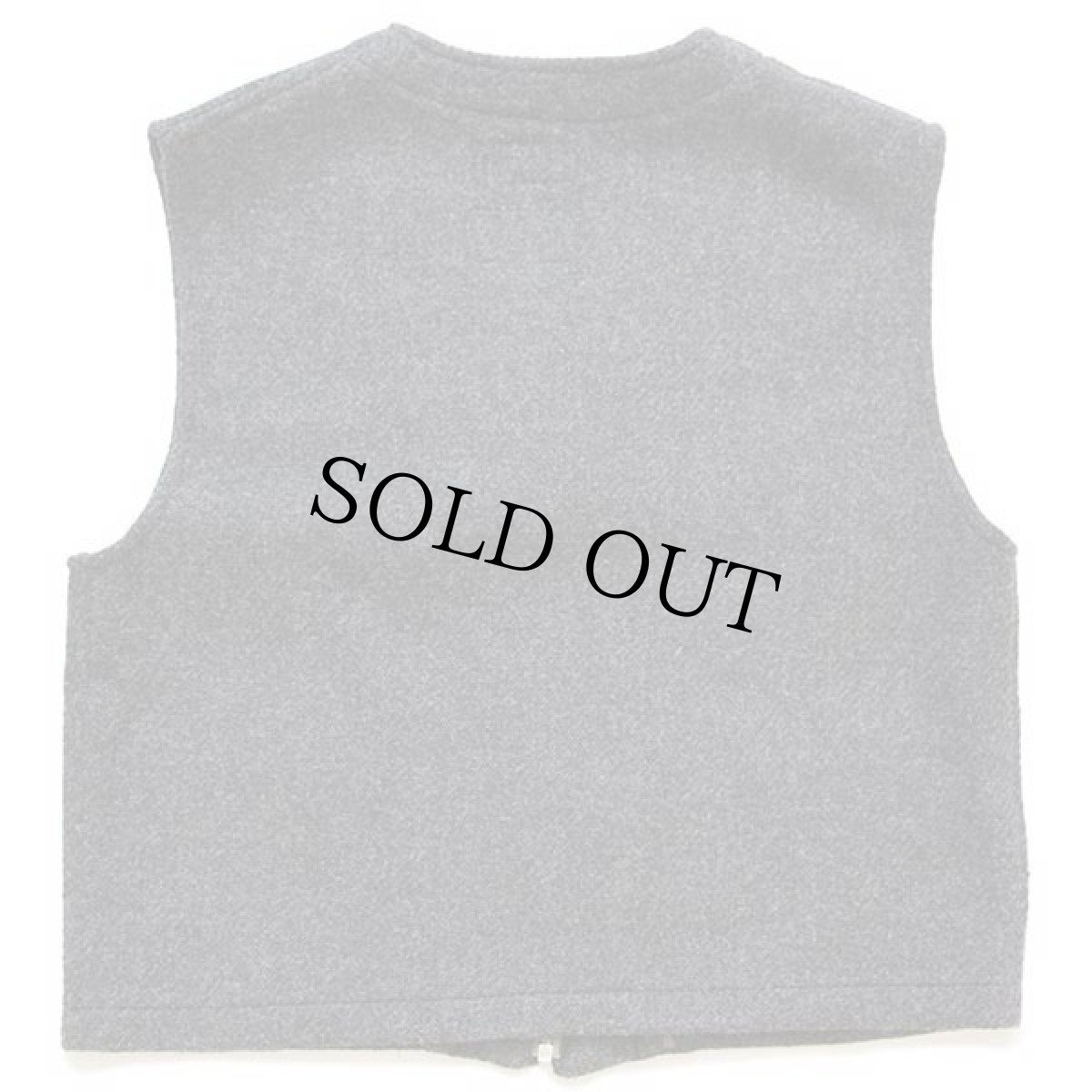 画像2: 90s OSHKOSH B'GOSH ウールベスト チャコールグレー M (2)