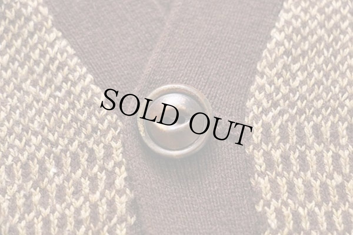 画像5: ポロ ラルフローレン グレンチェック コットン×カシミヤ×シルク×リネン ニット ベスト カーディガン XL (5)