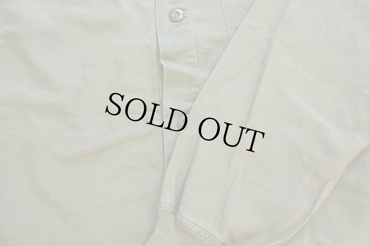 画像6: 70s 米軍 U.S.ARMY スタンドカラー コットンサテン ケミカルプロテクティブ ライナーシャツ オリーブグリーン★24 (6)