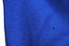 画像8: USA製 SANTA MARGARITA パッチ&刺繍&ピンズ付き メルトン ウール 袖革スタジャン 青×クリーム L (8)