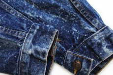 画像8: 80s USA製 Levi'sリーバイス 70507 ギャラクティックウォッシュ デニムジャケット 4ポケット★ブリーチ (8)