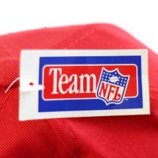 画像6: デッドストック★90s NFL San Francisco 49ers ロゴ刺繍 コットンキャップ 赤 (6)