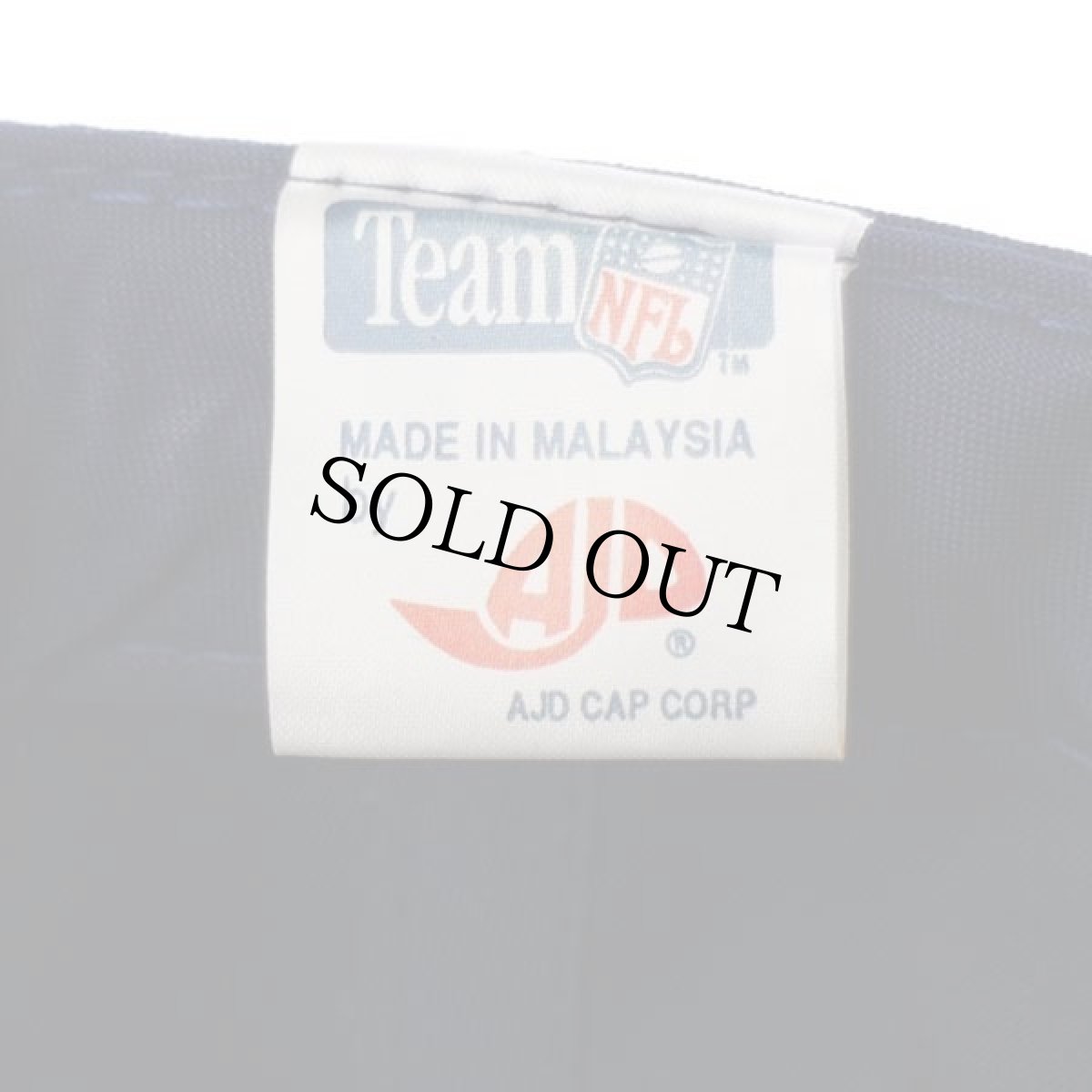 画像5: デッドストック★90s NFL DALLAS COWBOYS ロゴ刺繍 ツートン キャップ 紺×グレー (5)