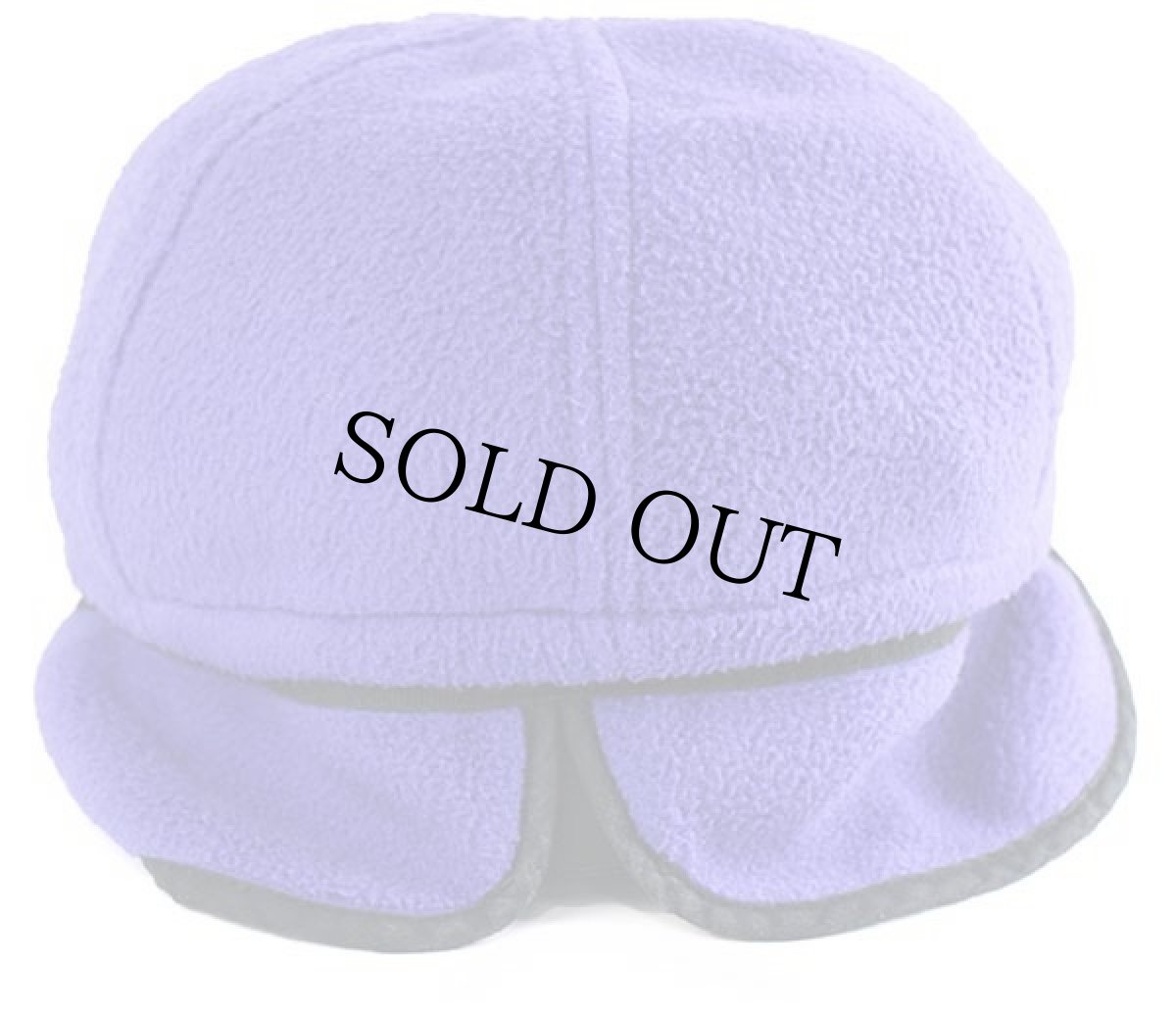 画像5: 90s イタリア製 vegher sport pellizzano 刺繍 耳当て付き POLARTEC フリースキャップ 青紫 IV (5)