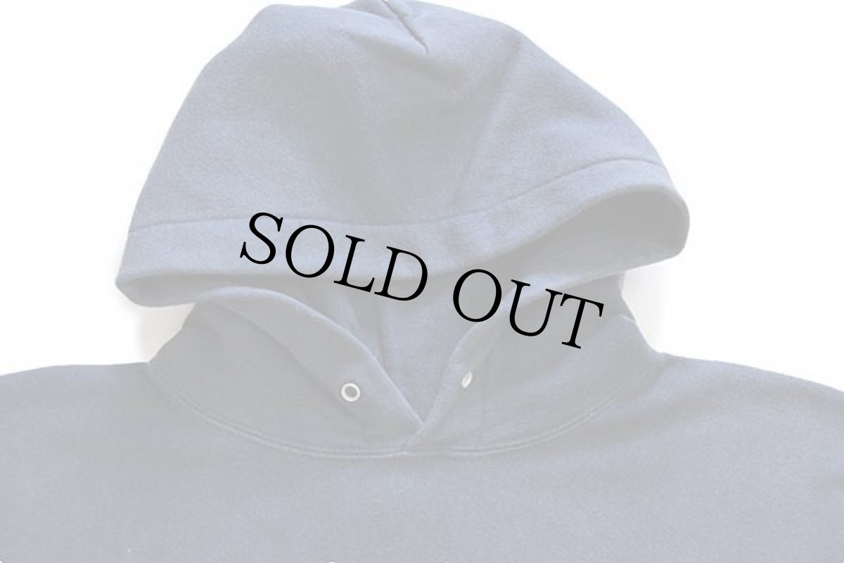 画像3: 00s メキシコ製 Championチャンピオン 無地 目無し リバースウィーブ スウェットパーカー 紺 M (3)