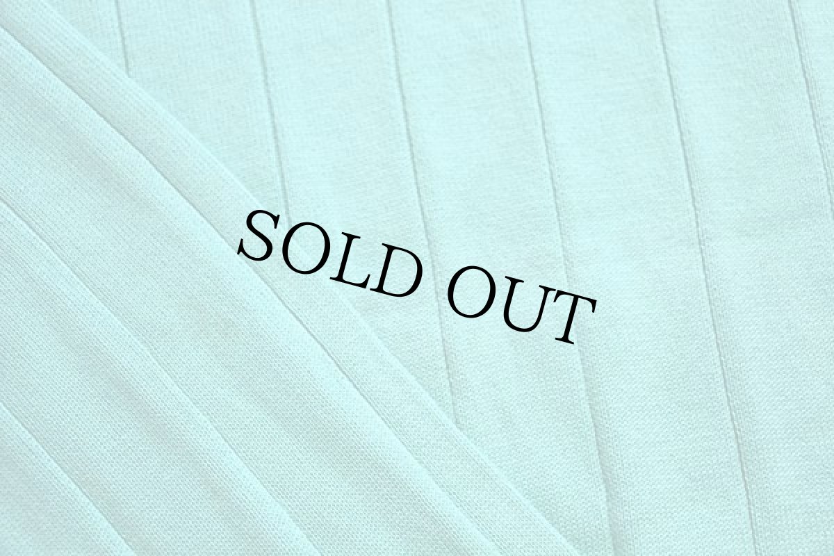 画像6: 90s ポロ ラルフローレン ワンポイント Vネック 針抜き コットンニット セーター ミント L (6)