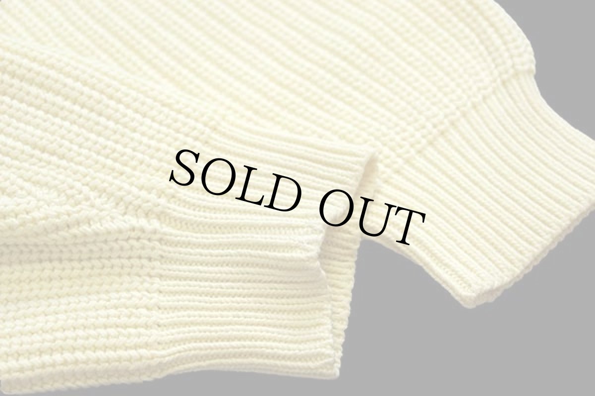 画像6: 80s イタリア製 benettonベネトン ローゲージ コットンニット カーディガン 黄 (6)