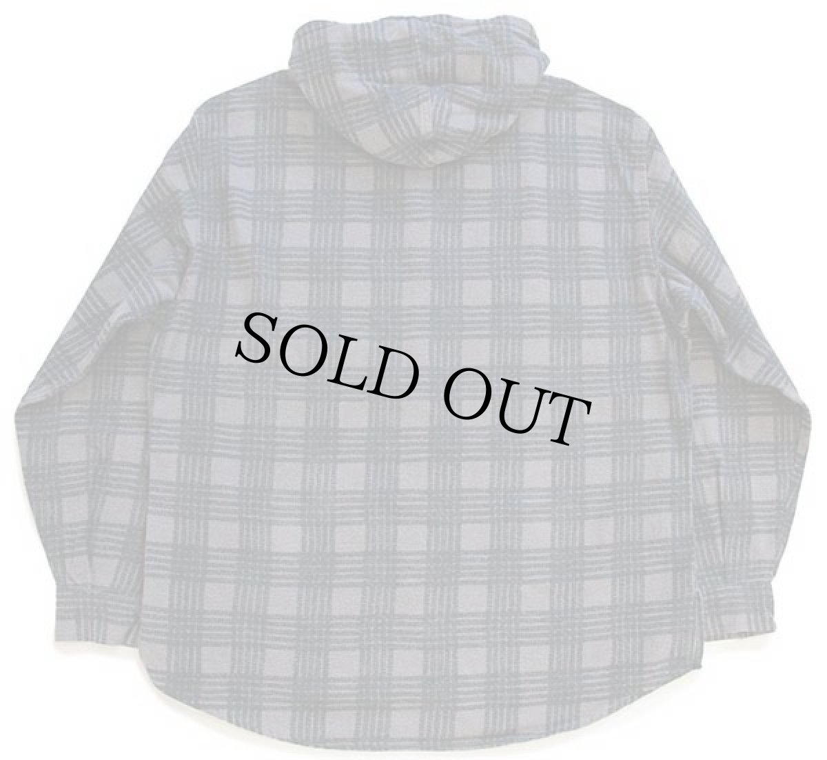 画像2: 90s イタリア製 Levi'sリーバイス 格子柄 コットン シャモアクロス シャツパーカー XL★ユーロ (2)