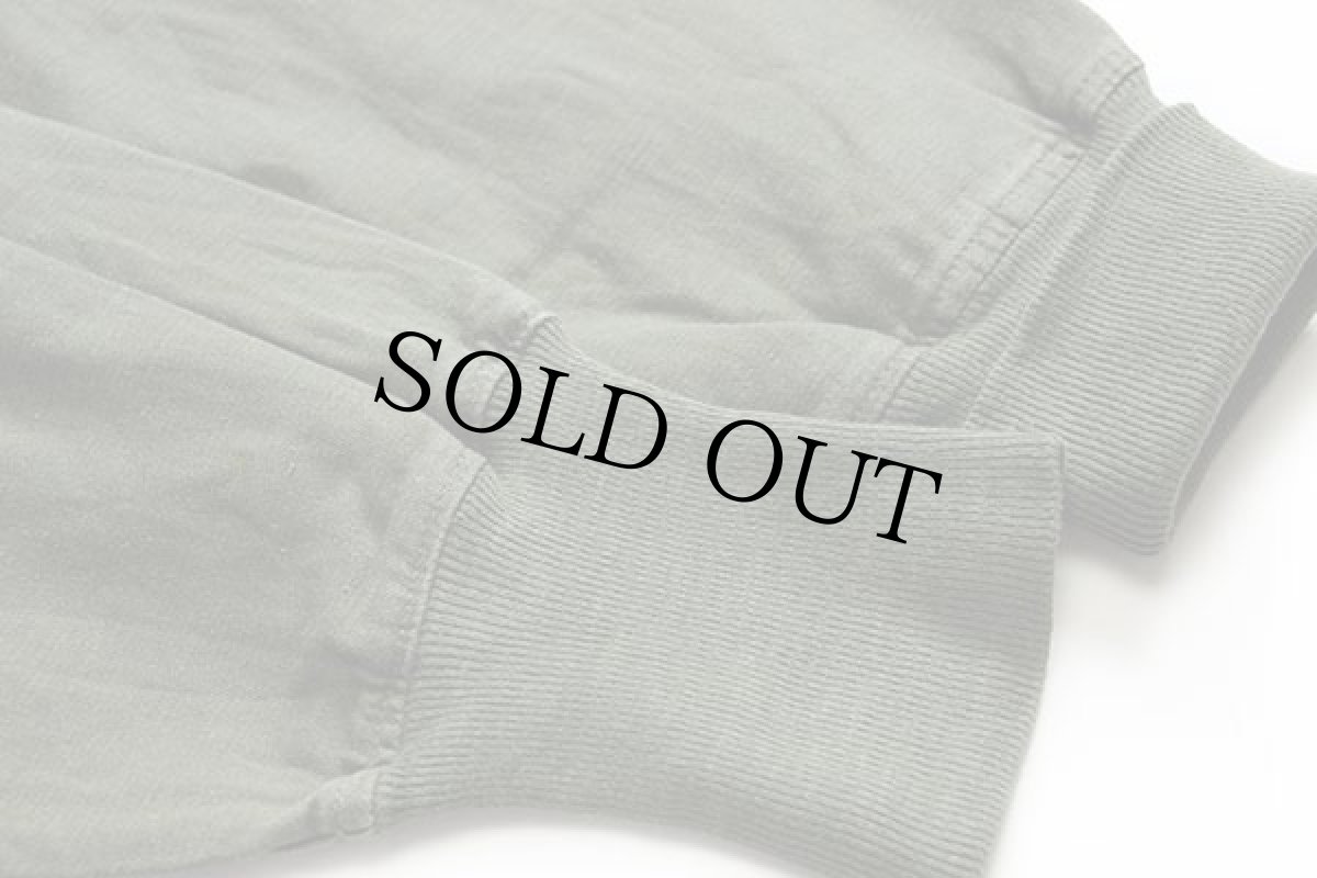 画像5: 70s 米軍 U.S.ARMY スタンドカラー コットンサテン ケミカルプロテクティブ ライナーシャツ オリーブグリーン M (5)