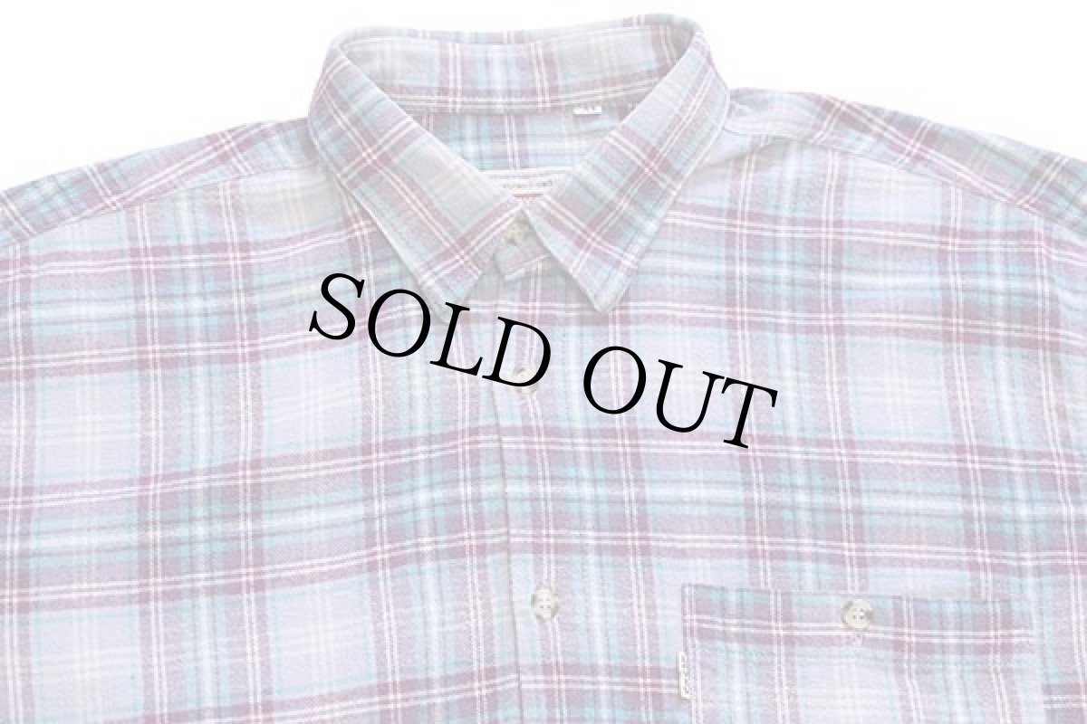 画像3: 90s イタリア製 Levi'sリーバイス タータンチェック コットン ライトネルシャツ M★ユーロ (3)