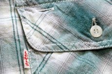 画像5: 90s Levi'sリーバイス オンブレチェック コットンシャツ XL★ユーロ (5)