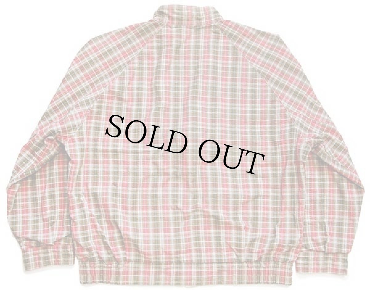 画像2: 80s McGREGORマクレガー マドラスチェック×無地 リバーシブル ハリントンジャケット 48 (2)