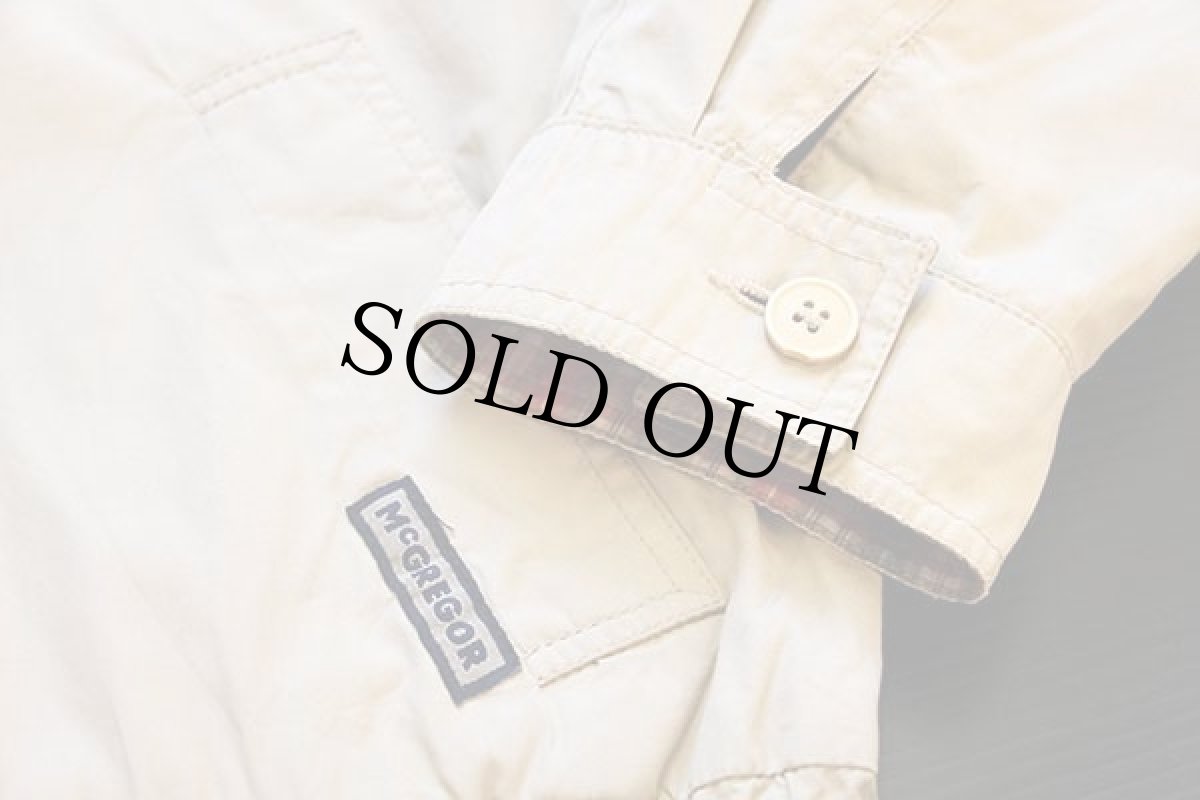 画像9: 80s McGREGORマクレガー マドラスチェック×無地 リバーシブル ハリントンジャケット 48 (9)