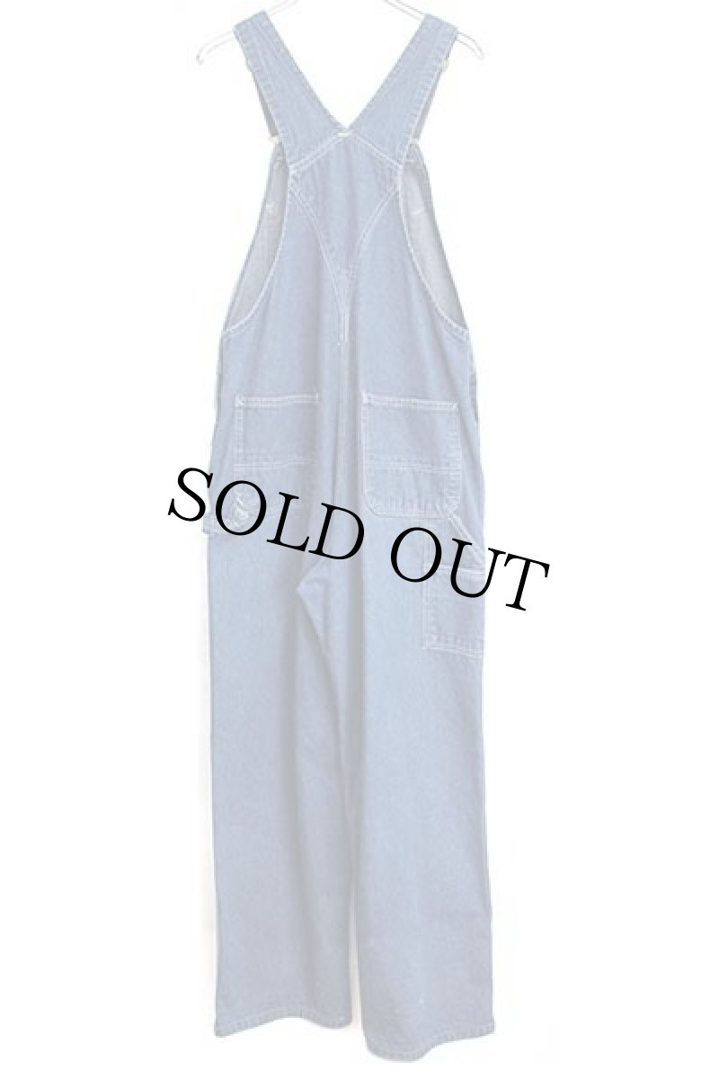 画像3: 00s メキシコ製 carharttカーハート デニム オーバーオール w36 L32 (3)