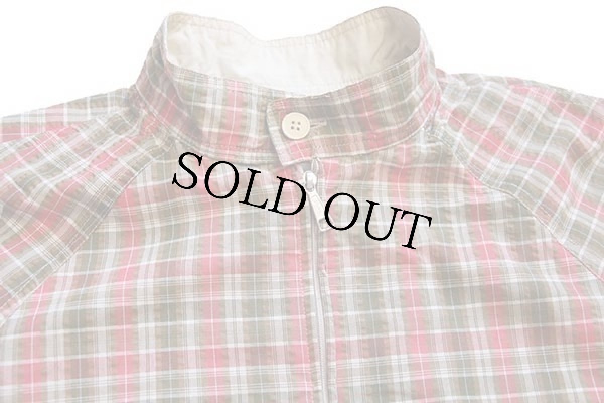 画像3: 80s McGREGORマクレガー マドラスチェック×無地 リバーシブル ハリントンジャケット 48 (3)