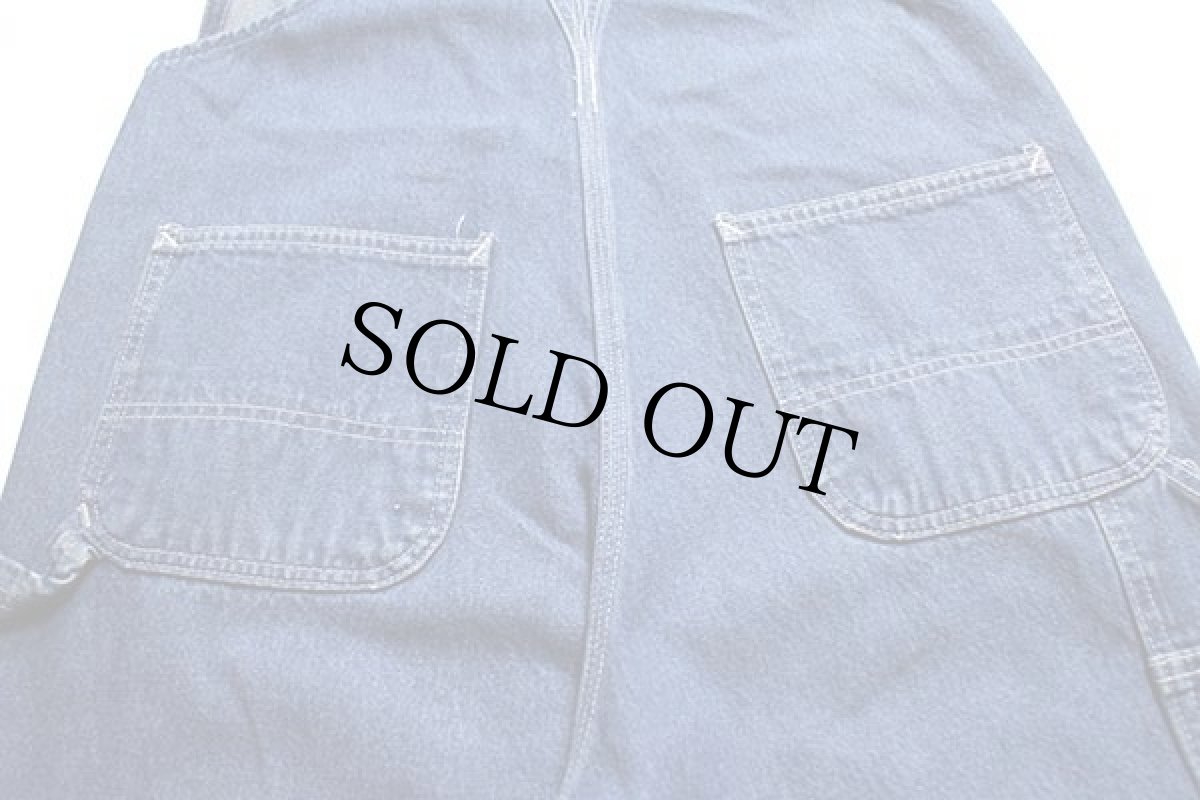 画像5: 00s メキシコ製 carharttカーハート デニム オーバーオール w36 L32 (5)