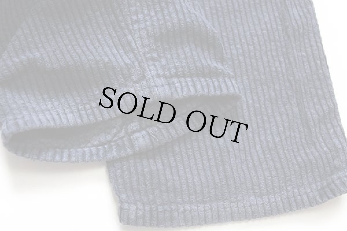 画像8: 90s イタリア製 KENVELO コットン 極太畝 コーデュロイパンツ 紺 33/34 (8)