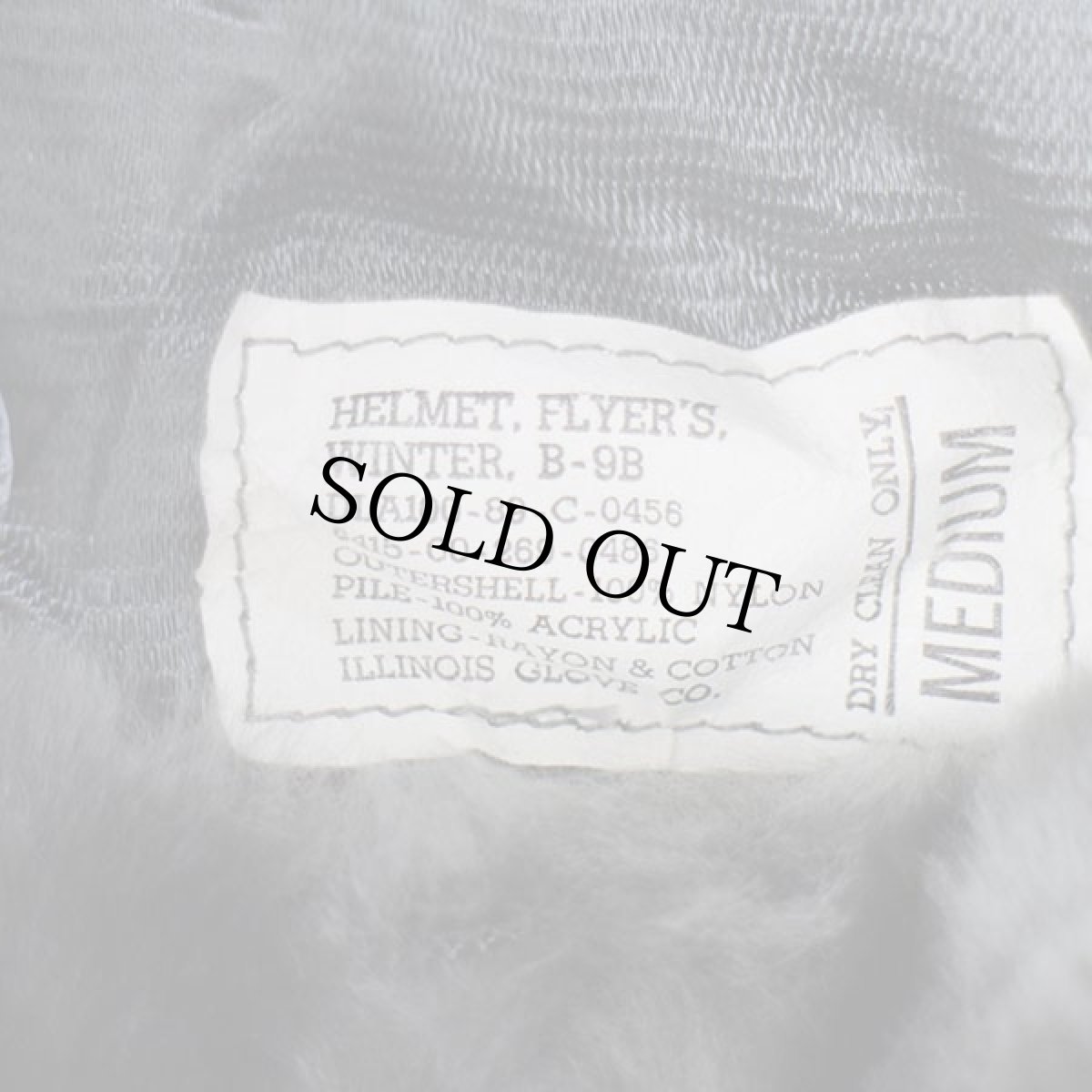 画像6: 80s 米軍 USAF B-9B ヘルメット フライトキャップ M (6)