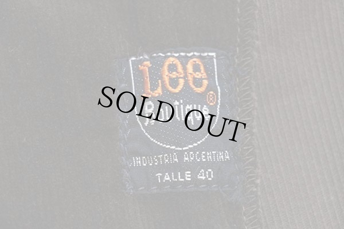 画像4: 70s Leeリー 無地 2つボタン コーデュロイ テーラードジャケット 焦げ茶 40★ユーロ (4)