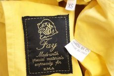 画像4: イタリア製 Fay チンスト付き コットン キャンバス ファイヤーマンコート 黄★ジャケット (4)