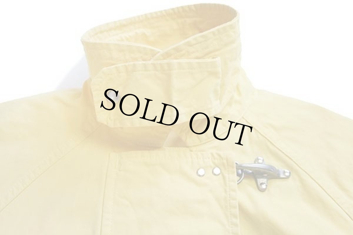 画像3: イタリア製 Fay チンスト付き コットン キャンバス ファイヤーマンコート 黄★ジャケット (3)