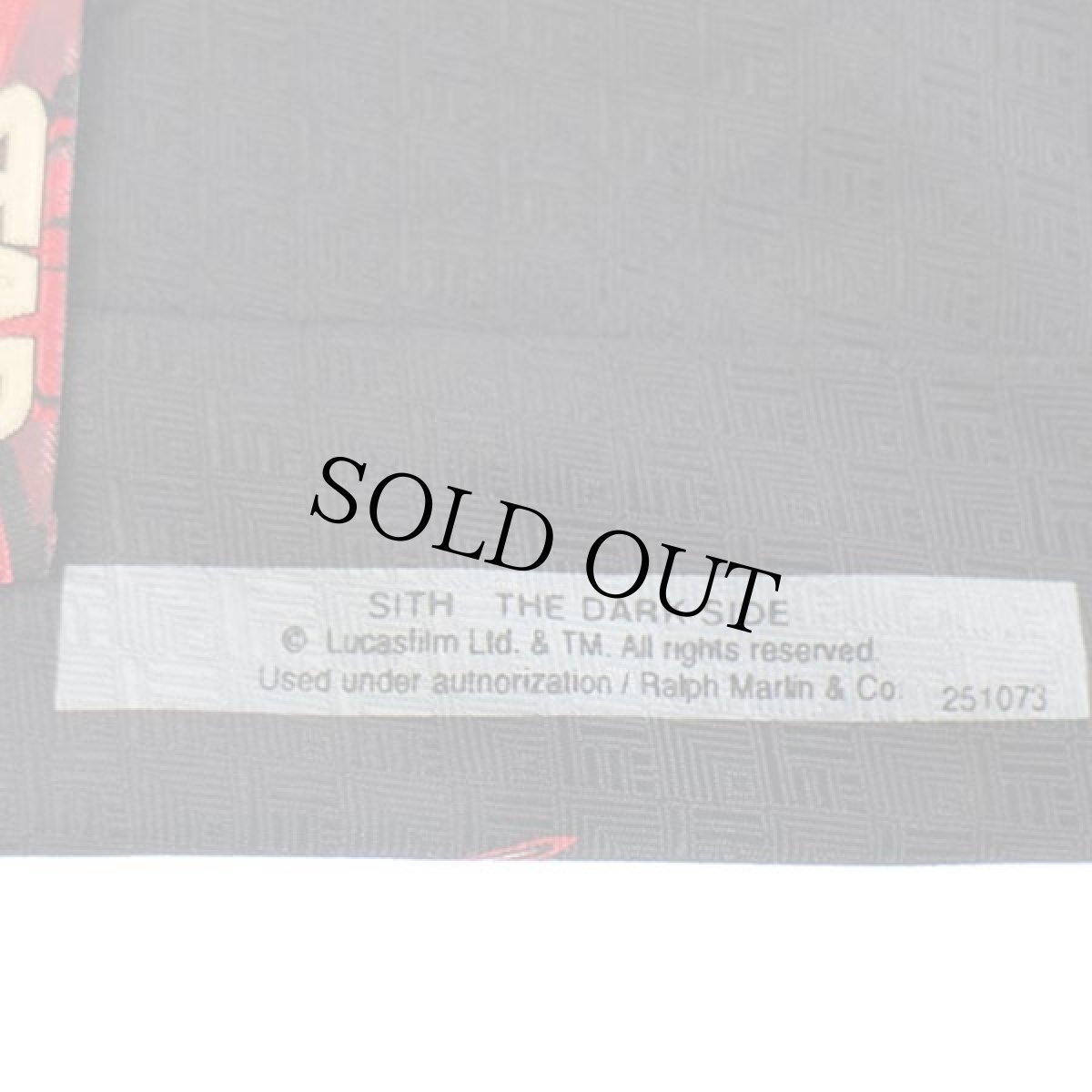 画像4: STAR WARSスターウォーズ THE DARKSIDE ダースモール ダースシディアス ネクタイ 黒 (4)