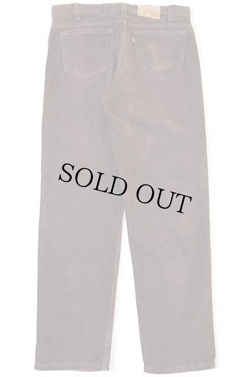 画像3: 90s USA製 Levi'sリーバイス SIGNATURE 540 カラーデニムパンツ チョコレート w36 L31 (3)