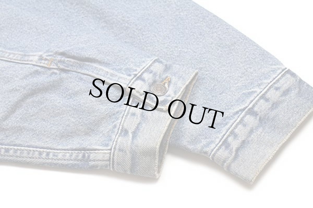 画像8: 90s USA製 Levi'sリーバイス 70699 チェック ネルライナー デニムジャケット 4ポケット (8)