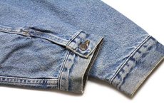 画像8: 90s USA製 Levi'sリーバイス 70699 チェック ネルライナー デニムジャケット 4ポケット (8)