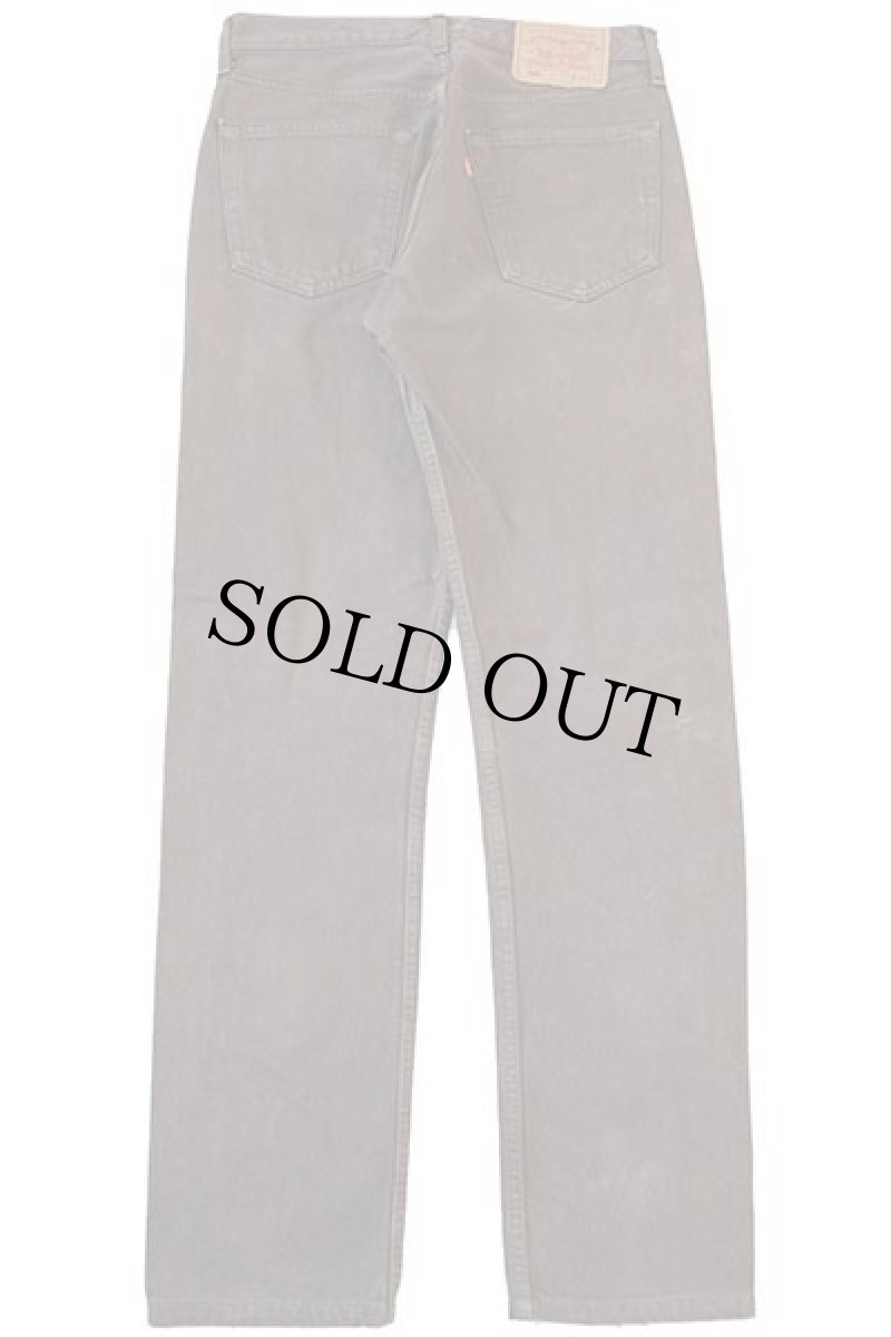 画像3: 90s フランス製 Levi'sリーバイス 501 カラーデニムパンツ 後染め 焦げ茶 w31★ユーロ (3)