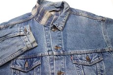 画像3: 90s USA製 Levi'sリーバイス 70699 チェック ネルライナー デニムジャケット 4ポケット (3)