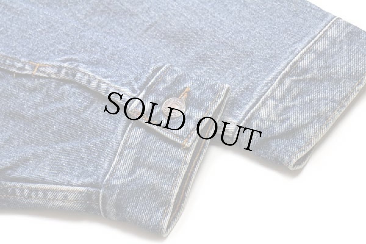 画像7: 90s USA製 Levi'sリーバイス 70427 チェック ネルライナー デニムジャケット 4ポケット S (7)