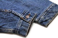 画像7: 90s USA製 Levi'sリーバイス 70427 チェック ネルライナー デニムジャケット 4ポケット S (7)