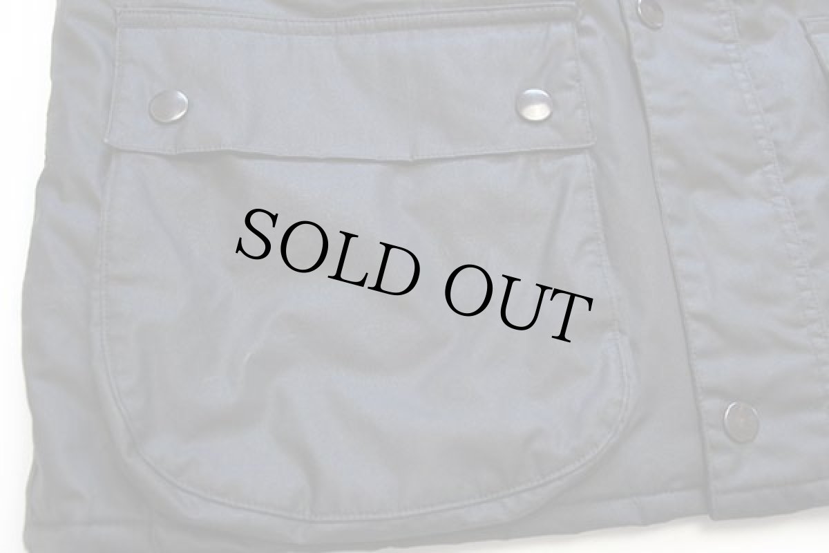 画像6: 90s UNKNOWN スタンドカラー タータンチェック ネルライナー ベスト 濃緑 L (6)