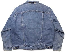 画像2: 90s USA製 Levi'sリーバイス 70699 チェック ネルライナー デニムジャケット 4ポケット (2)