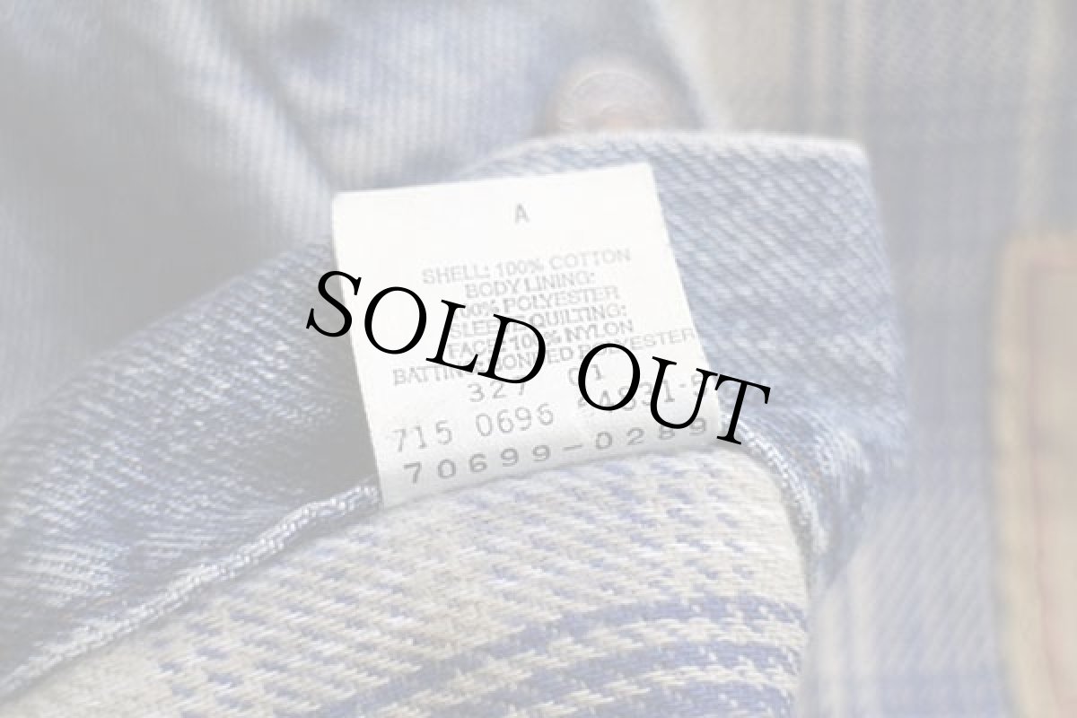 画像5: 90s USA製 Levi'sリーバイス 70699 チェック ネルライナー デニムジャケット 4ポケット (5)