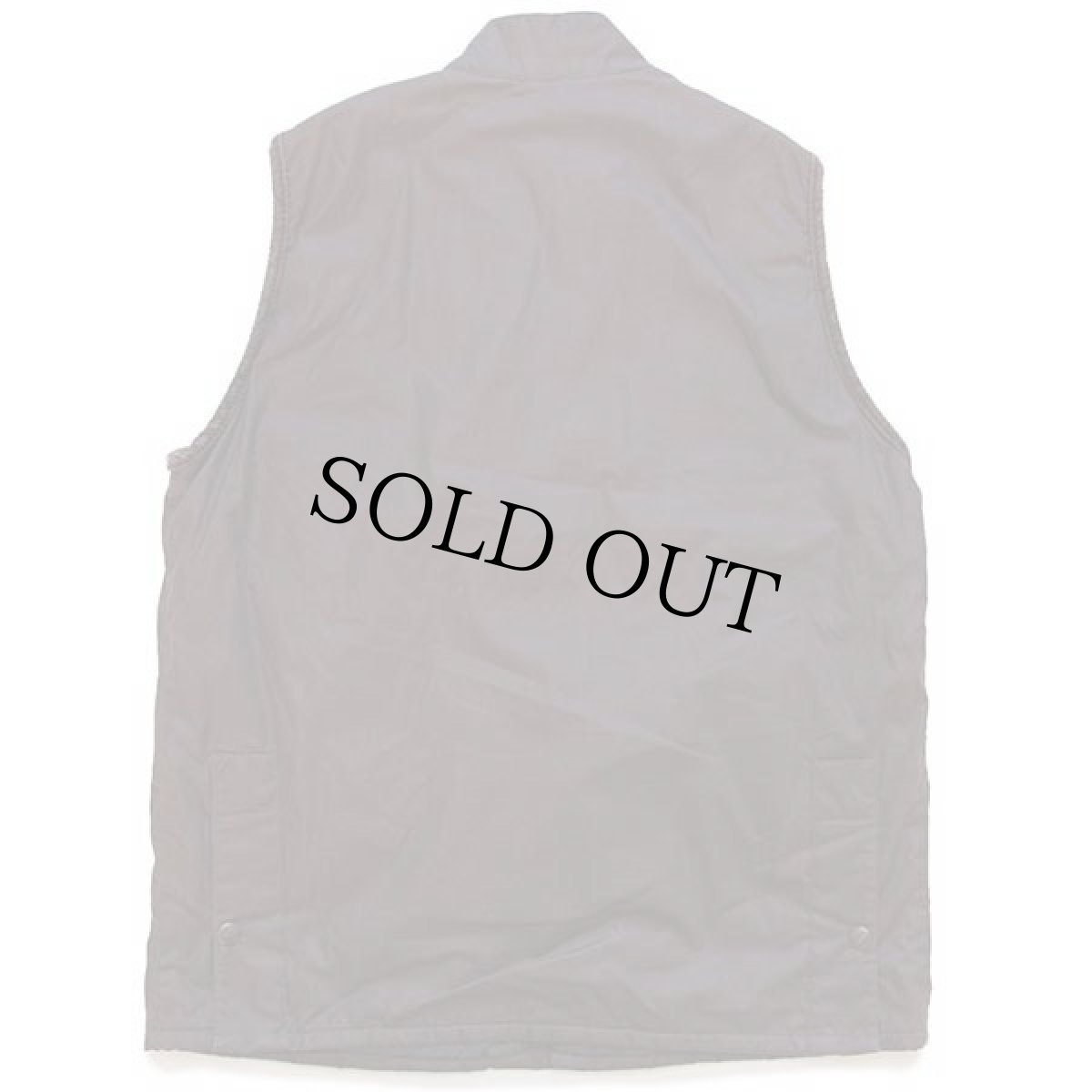 画像2: 90s Old England スタンドカラー タータンチェック ネルライナー ベスト 焦げ茶 M (2)