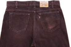 画像5: 90s USA製 Levi'sリーバイス SIGNATURE 540 カラーデニムパンツ チョコレート w36 L31 (5)