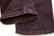 画像9: 90s USA製 Levi'sリーバイス SIGNATURE 540 カラーデニムパンツ チョコレート w36 L31 (9)