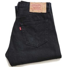 画像1: 90s EU製 Levi'sリーバイス 501 ブラック デニムパンツ 後染め w32★ユーロ (1)