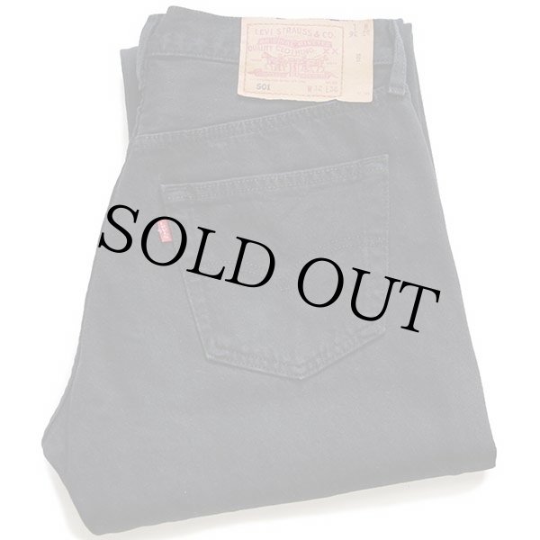 90s EU製 Levi'sリーバイス 501 ブラック デニムパンツ 後染め