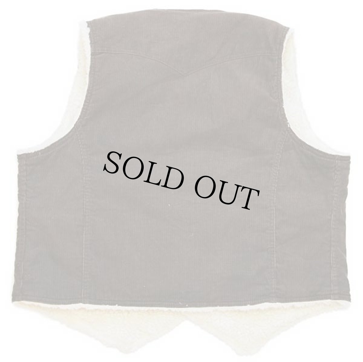 画像2: 70s USA製 Levi'sリーバイス 60606 ボアライナー コーデュロイベスト 焦げ茶 XL (2)