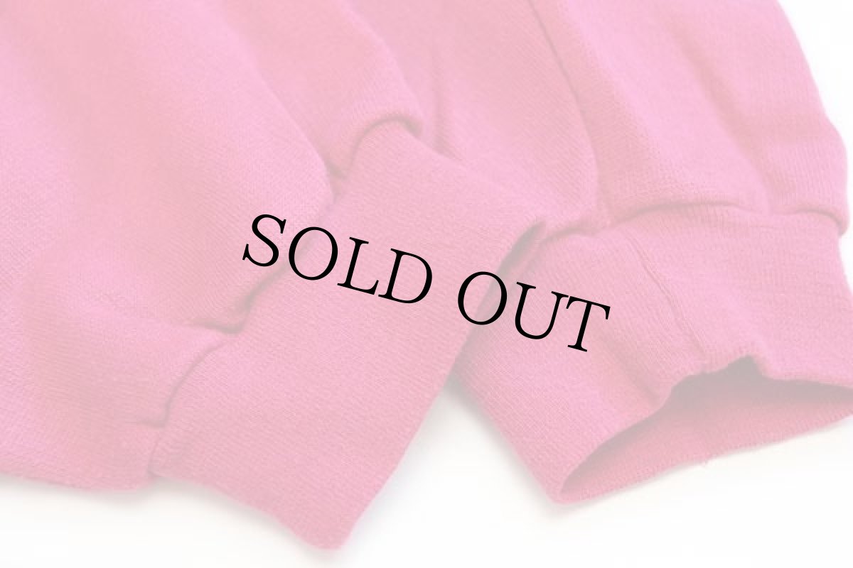 画像6: 80s イタリア製 SNOOPY スヌーピー MEXICO スウェット 濃ピンク XL (6)