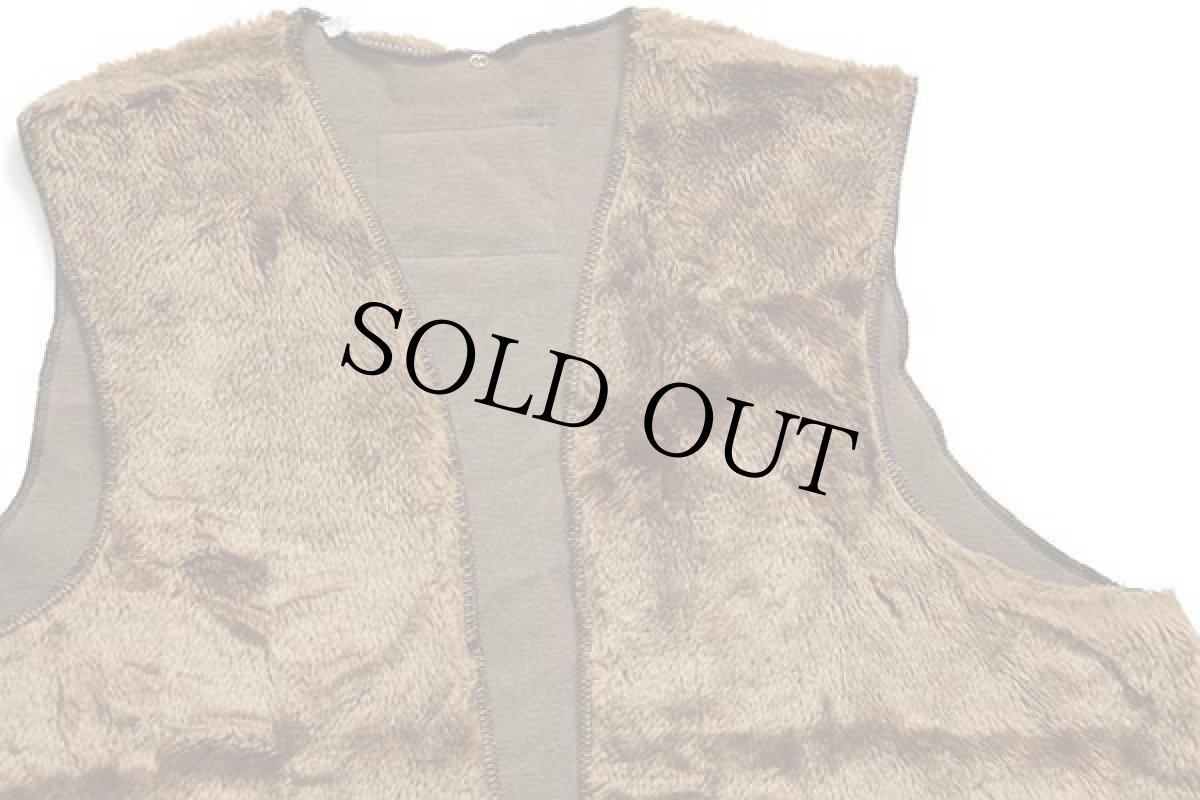 画像3: 90s 英国製 Barbourバブアー A297 パイルライナー ボア ベスト ブラウン C46★17 (3)