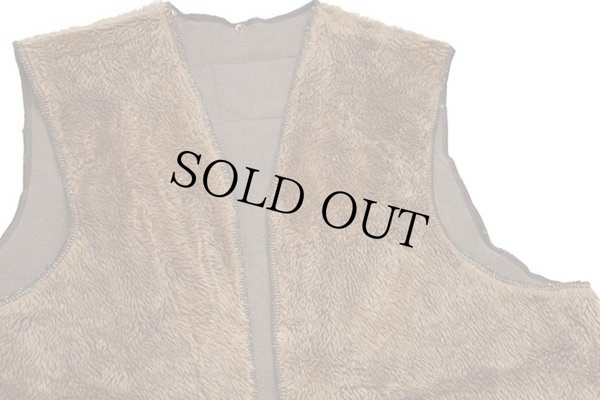 画像3: 90s 英国製 Barbourバブアー パイルライナー ボア ベスト ブラウン★11 (3)