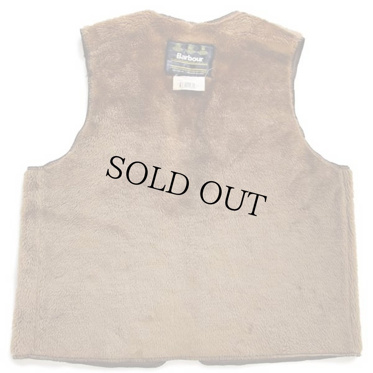 画像2: 90s 英国製 Barbourバブアー A297 パイルライナー ボア ベスト ブラウン C44★01 (2)