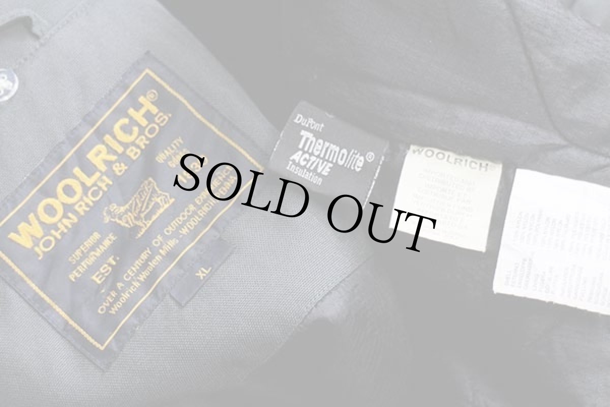 画像4: WOOLRICH JOHN RICH&BROS. ウールリッチ Thermolite 中綿入り CORDURA ナイロンジャケット グリーングレー XL (4)